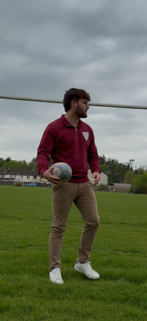Third Half Co. Heritage Quarter Zip - Burgundy